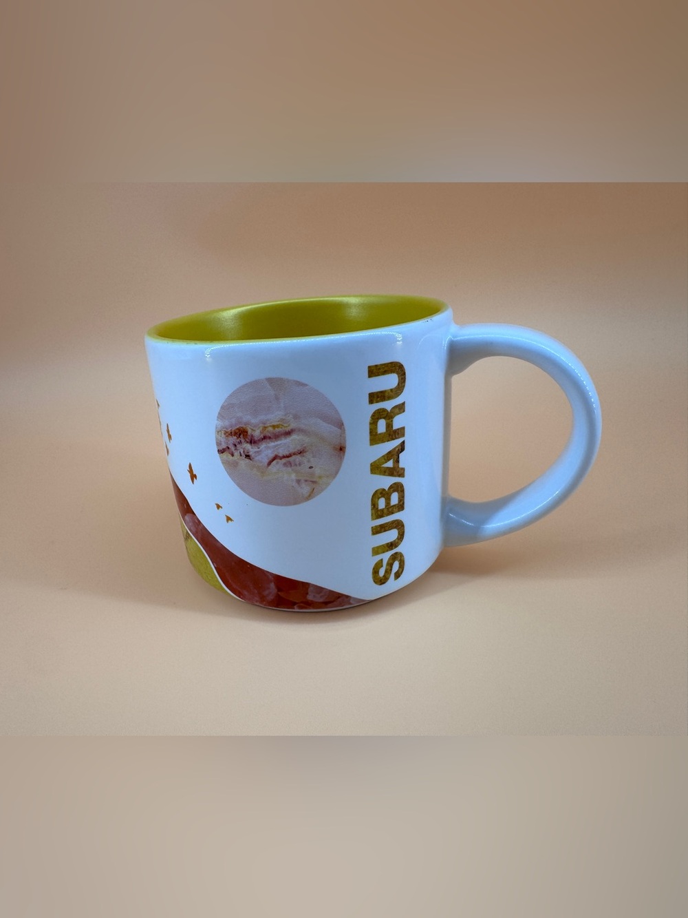 Subaru Motor Wilderness 16 Oz Coffee Mug Cup Logo Mountains